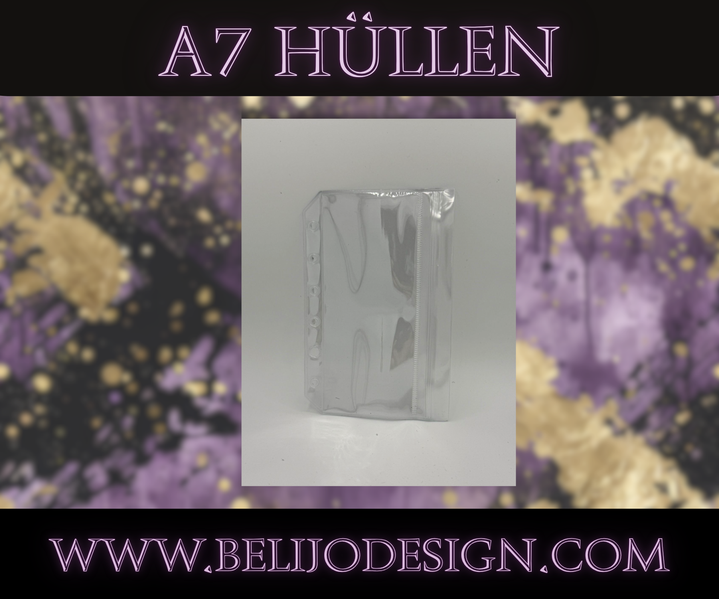 A7 Double Zippless Hüllen - Druckverschluss