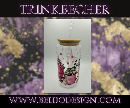 Trinkbecher - Rosa Winterbecher
