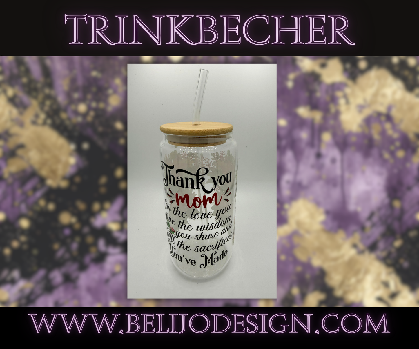 Trinkbecher - Thank you Mom