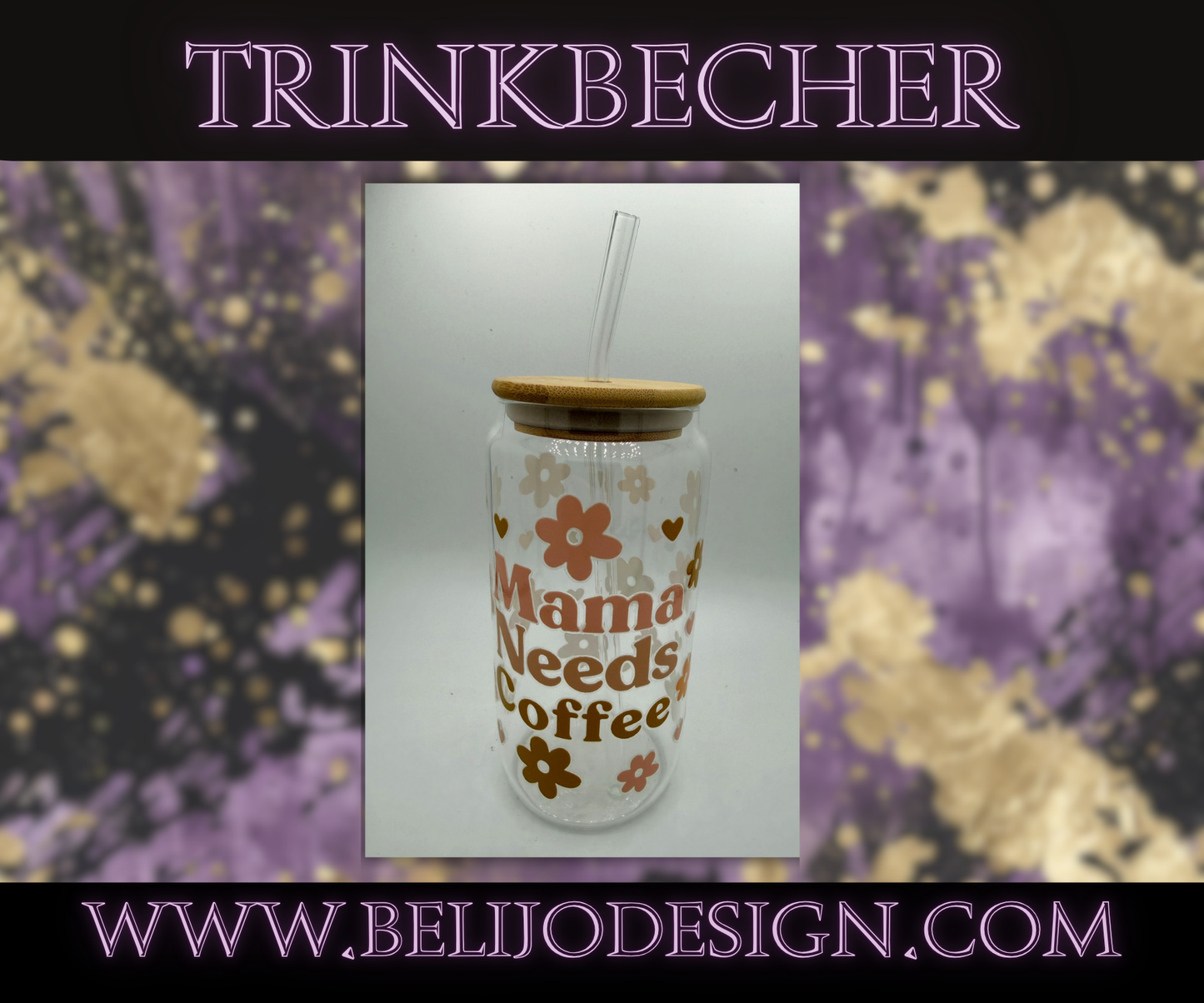 Trinkbecher Mama Needs Coffee