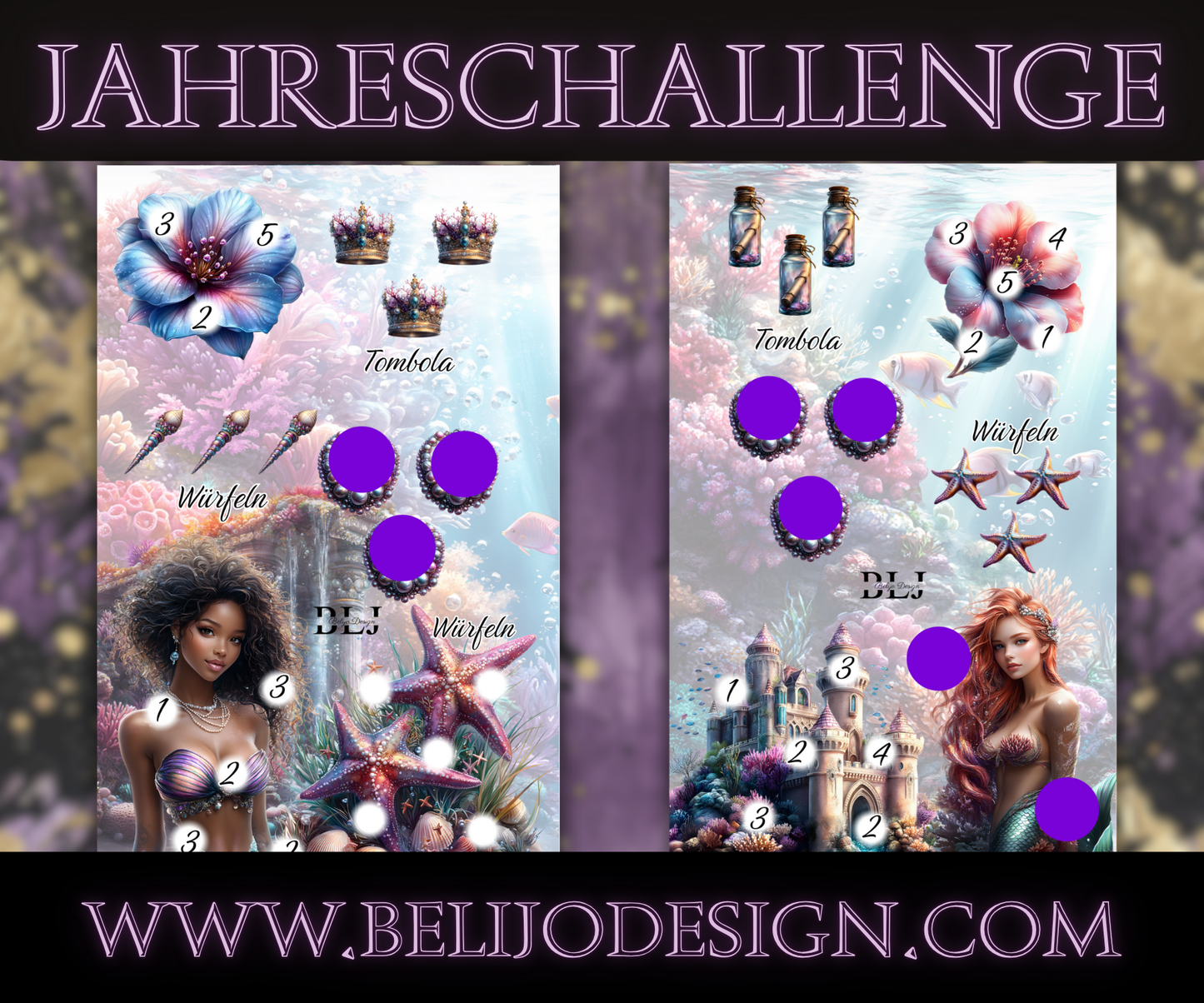 Mermaid Mini Jahreschallenge